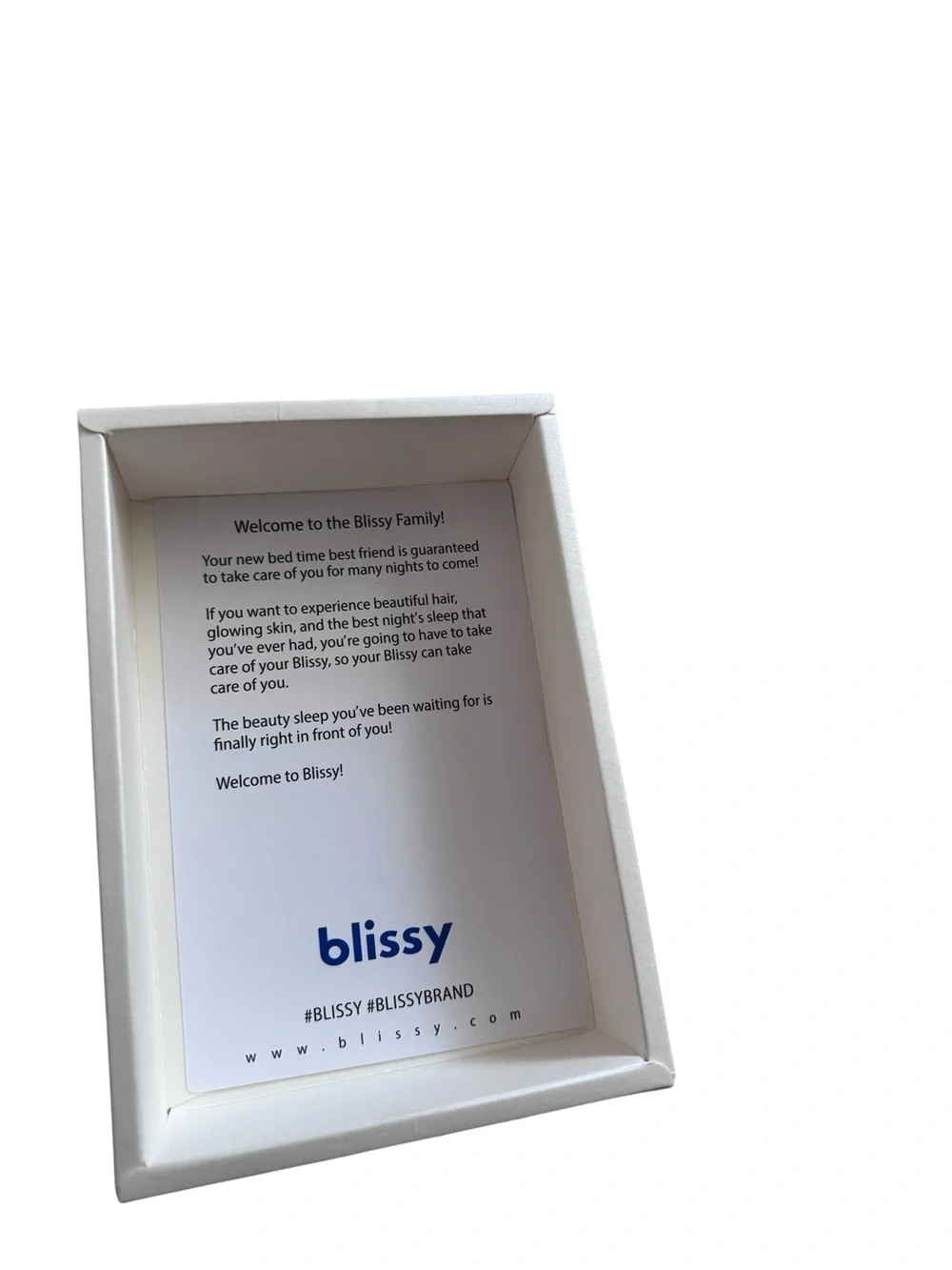 Blissy White Silk Pillowcase - Luxurious Smooth Sleep